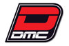 DMC 4" STICKER RED/BLK SET/4